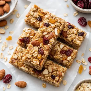 Honey Oat Granola Bars