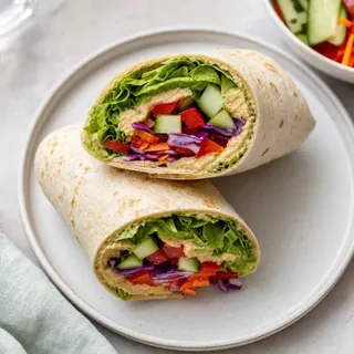 Hummus Vegetable Wrap