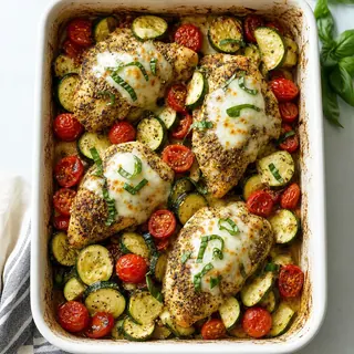 Italian Chicken and Zucchini Bake
