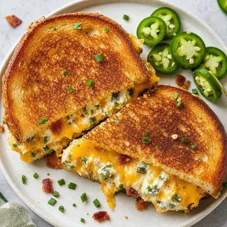 Jalapeno Popper Grilled Cheese