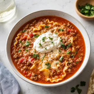 Lasagna Soup
