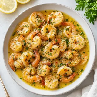 Lemon Garlic Shrimp Scampi