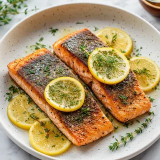 Lemon Herb Salmon Fillets