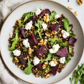 Lentil and Beet Salad