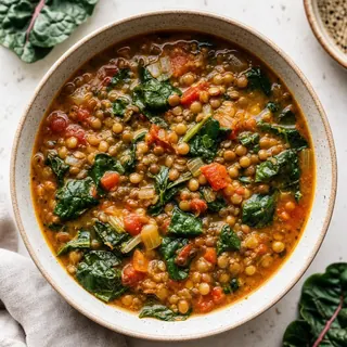 Lentil and Chard Soup