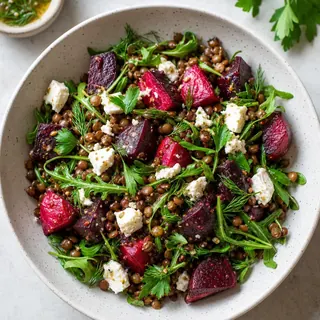 Lentil and Roasted Beet Salad