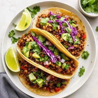 Lentil & Walnut Tacos