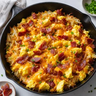 Loaded Breakfast for Dinner Skillet