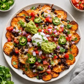 Loaded Sweet Potato Nachos