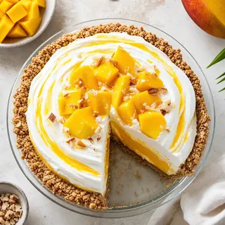 Mango Sorbet Pie
