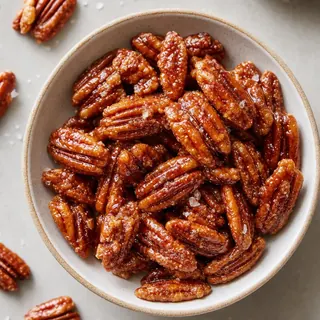 Maple Glazed Pecans