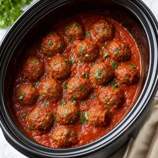Meatballs in Marinara
