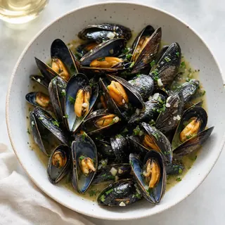 Mussels in White Wine