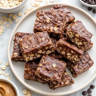 No-Bake Chocolate Oat Bars