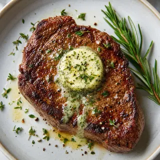 Pan-Seared Steak with Herb Butter