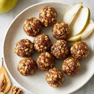 Pear & Walnut Bites