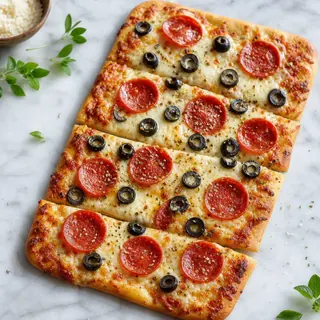 Pepperoni & Olive Flatbread