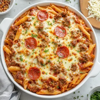 Pizza Pasta Bake