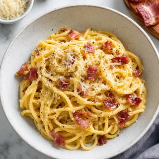 Protein-Packed Pasta Carbonara