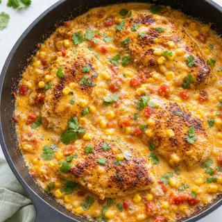 Queso Chicken Skillet