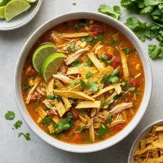 Quick Chicken Tortilla Soup