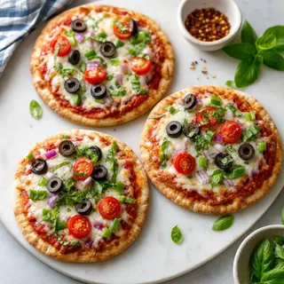 Quick Pita Pizzas