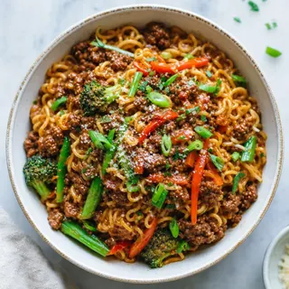Ramen Bolognese Fusion Pasta