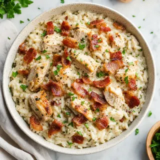 Ranch Chicken and Bacon Rice