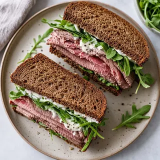 Roast Beef and Horseradish Sandwich