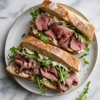 Roast Beef Horseradish Sandwich