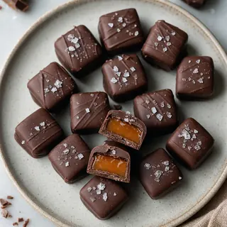 Salted Caramel Chocolate Bites