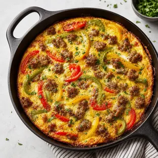 Sausage and Pepper Frittata