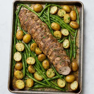 Sheet Pan Pork Tenderloin Dinner