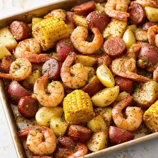 Sheet Pan Shrimp Boil