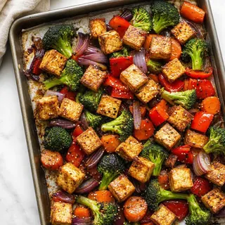 Sheet Pan Tofu and Vegetables