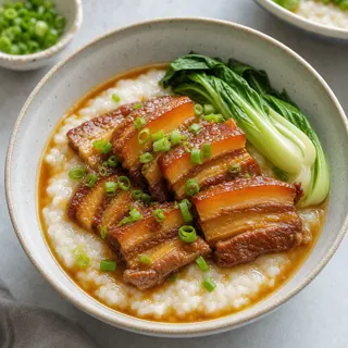 Shoyu Pork Belly with Soft Rice