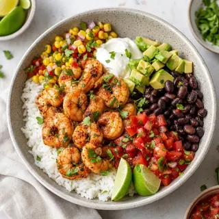 Shrimp Burrito Bowls