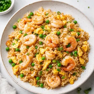 Shrimp Fried Rice with Eggs