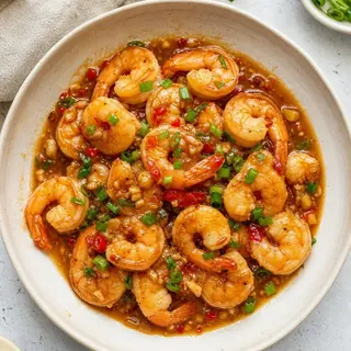 Shrimp in Garlic Sauce
