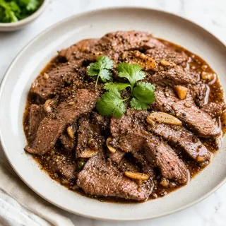 Sirloin with Black Pepper