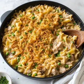 Skillet Tuna Noodle Casserole