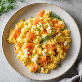 Smoked Salmon Egg Scramble