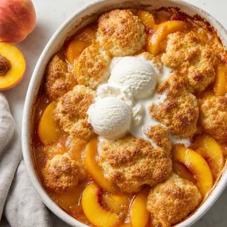 Southern Peach Cobbler