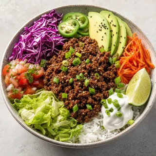 Spicy Beef Taco Bowl