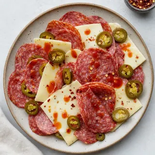 Spicy Salami and Pepper Jack