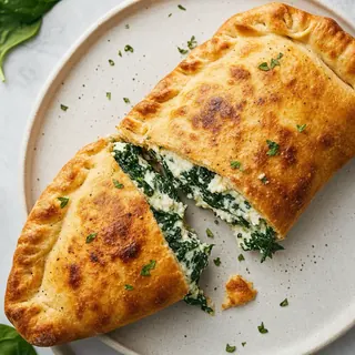 Spinach and Ricotta Calzone