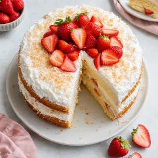 Strawberry Shortcake Cake