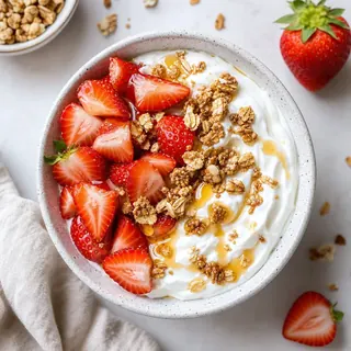Strawberry Yogurt Bowls