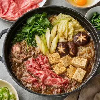Sukiyaki Hot Pot with Beef