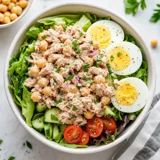 Tuna Salad with Chickpeas